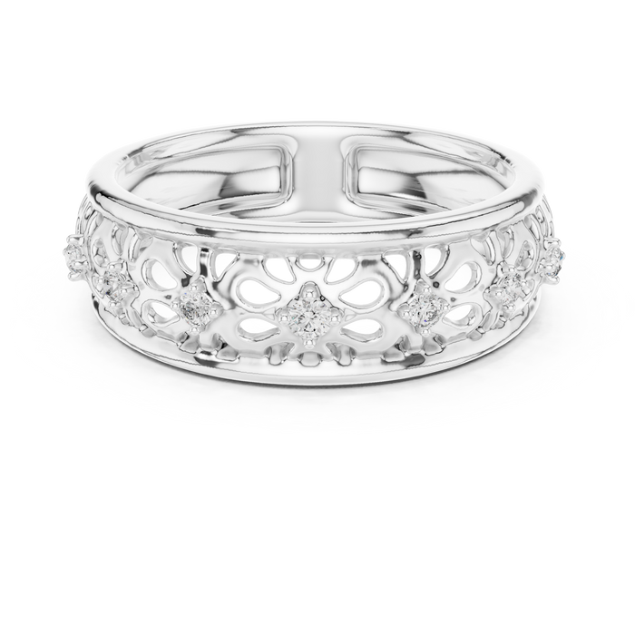 The Ustelle — Round Collet Ring