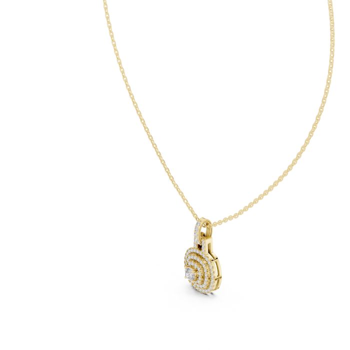 The Zelphlante — Cushion Square Pendant