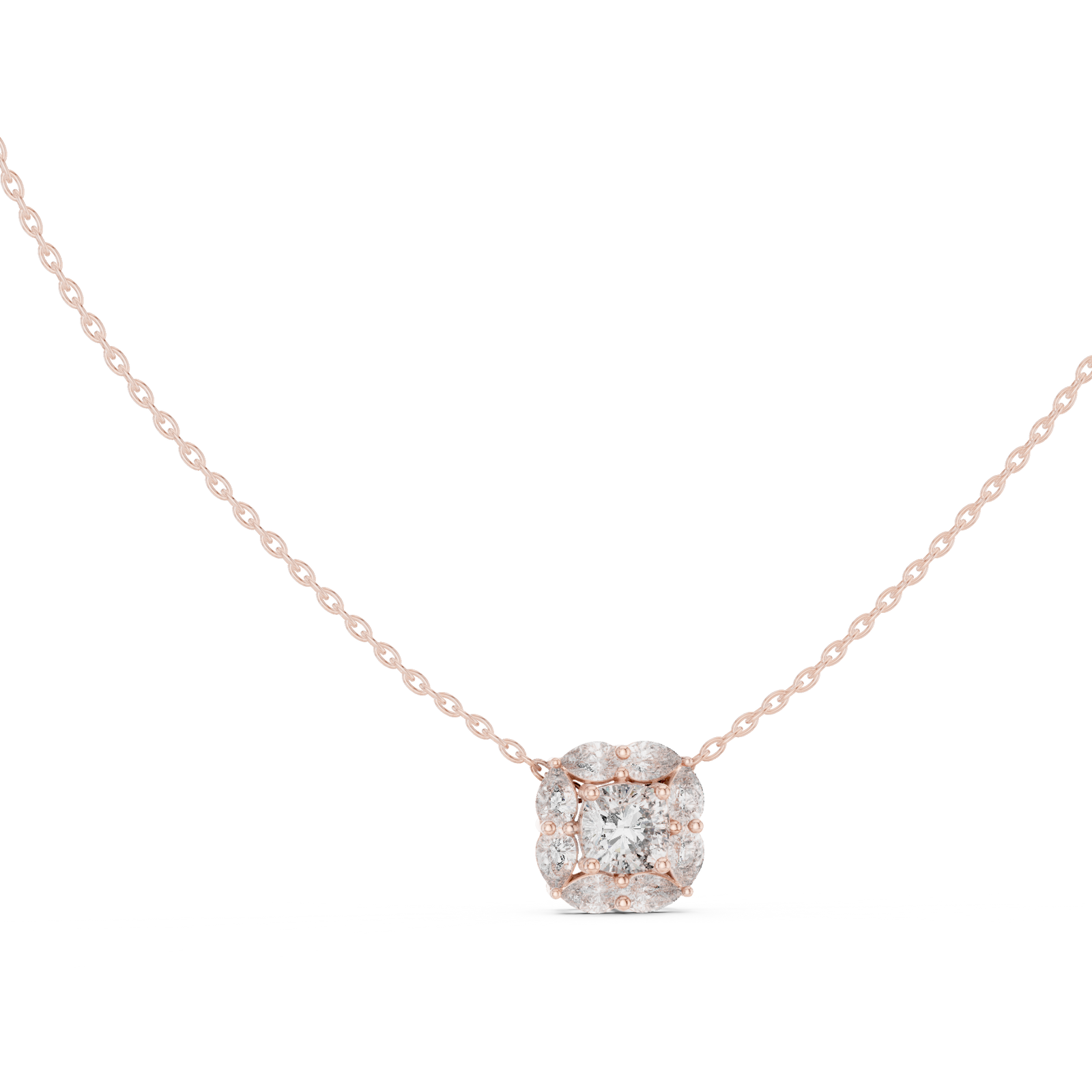 The Devetine — Cushion Sq Pendant