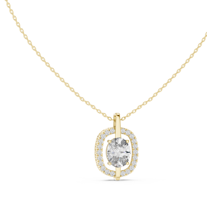 The Lisarene — Oval Pendant