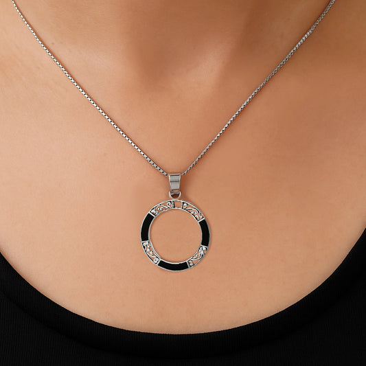 Filigree Circle Pendant