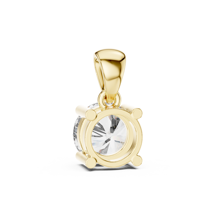 Ghislaine Round Solitaire Lab-Grown Diamond Pendant